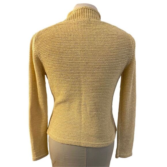 Vintage Lightweight, Single Button Silk Blend Cardigan Sweater Y2K size M - Picture 2 of 6